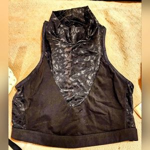 Victoria Secret Leopard Top VS Workout Top VS Performance Top VS Workout Shirt